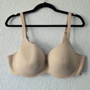 Luvlette‎ 90C nude adjustable Underwire Smoothing Tshirt bra